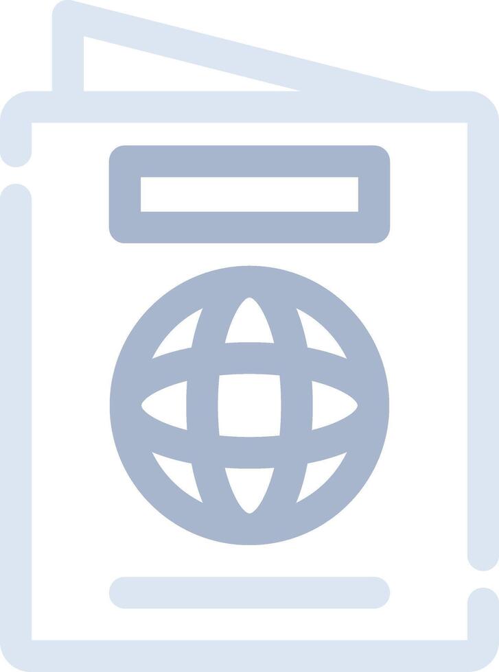 Passport Creative Icon Design vector