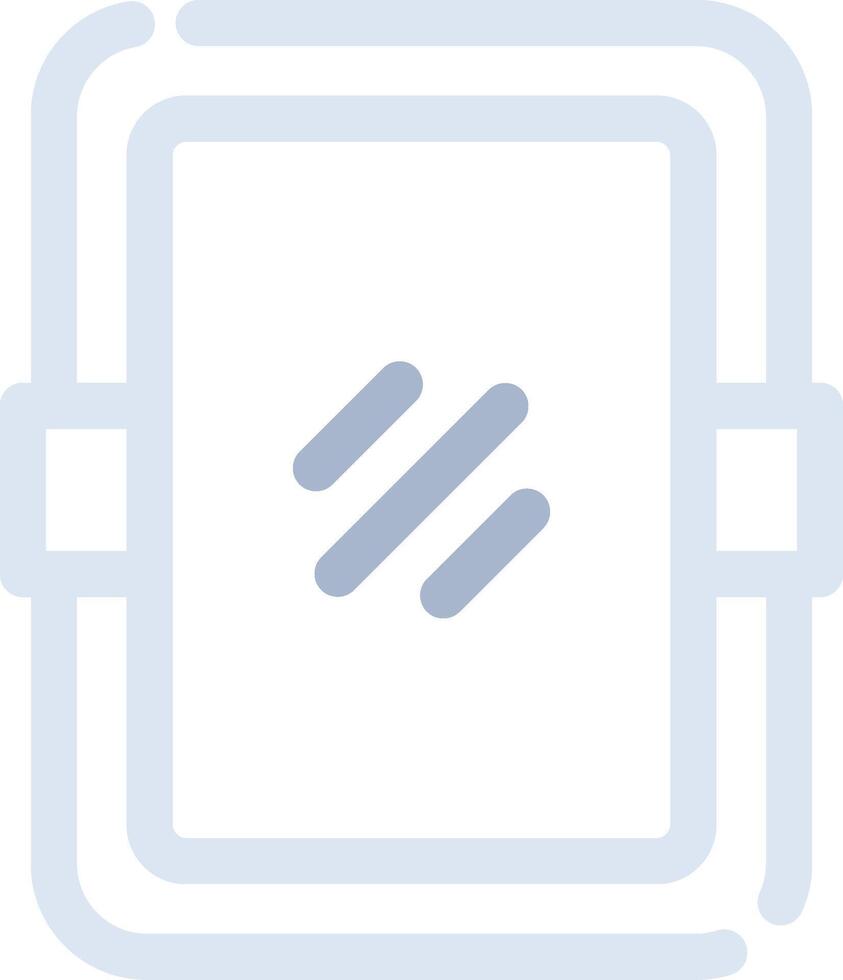 Mirror Creative Icon Design vector