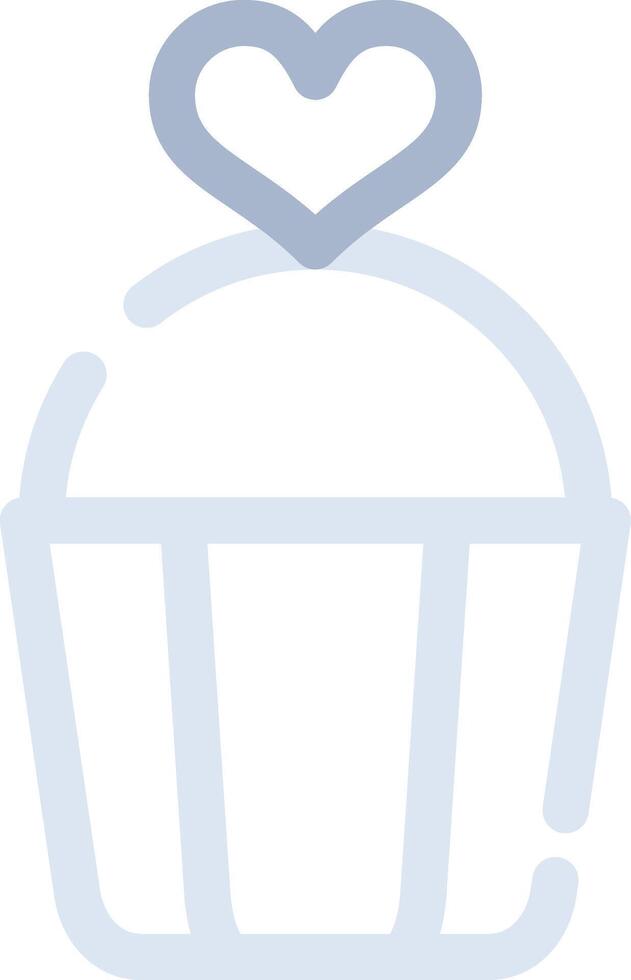 Valentines Cake Creative Icon Design vector