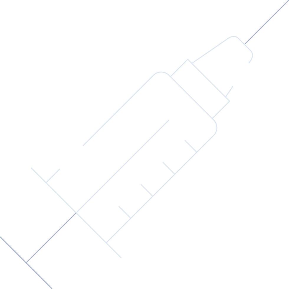 Needle And Syringe Creative Icon Design vector