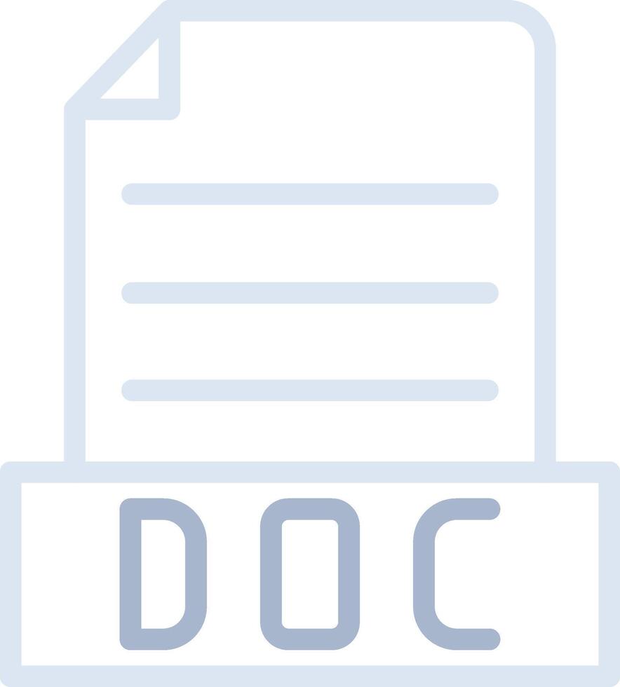 Doc Creative Icon Design vector
