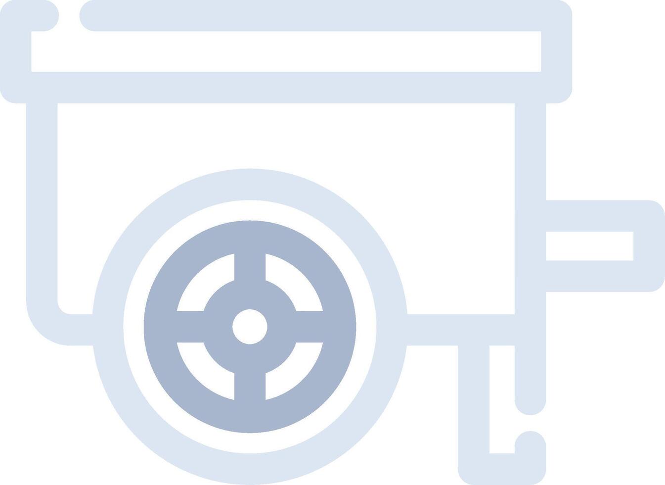 Wheelbarrow Creative Icon Design vector