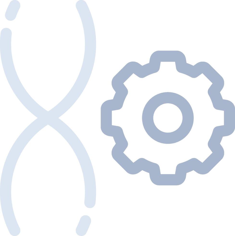 Genetic Engineering Creative Icon Design vector
