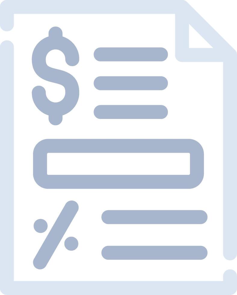 Bill Creative Icon Design vector