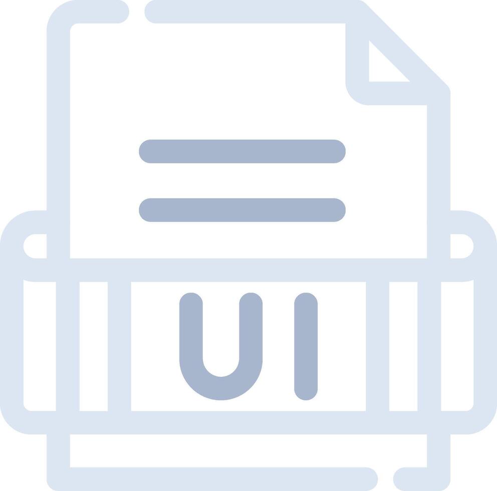 Ui Format Creative Icon Design vector