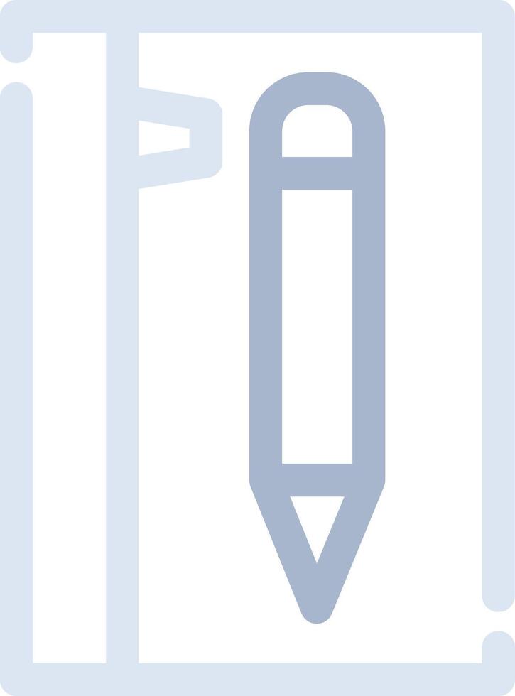 Pencil Case Creative Icon Design vector