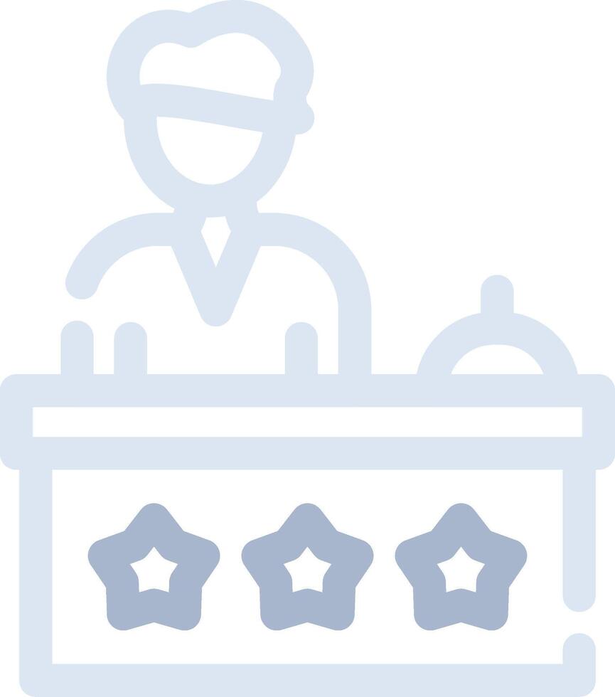 Receptionist Creative Icon Design vector