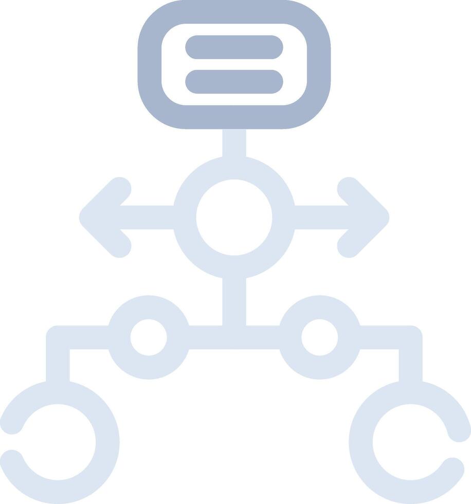 Horizontal Hierarchy Creative Icon Design vector