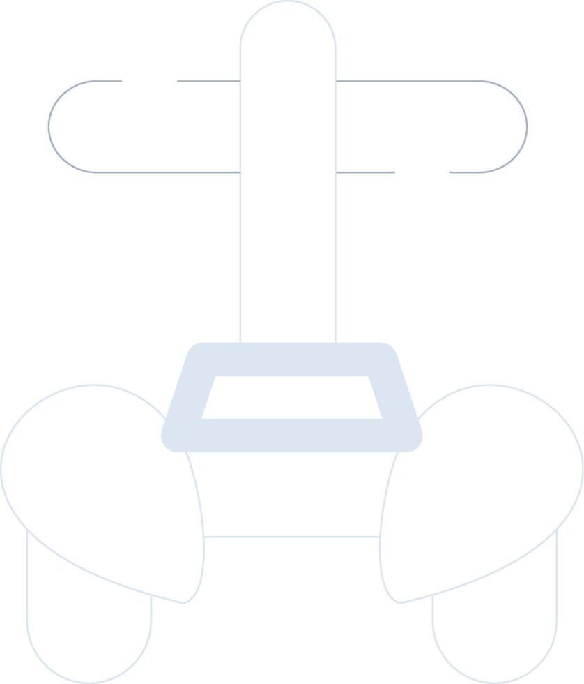 Police Segway Creative Icon Design vector