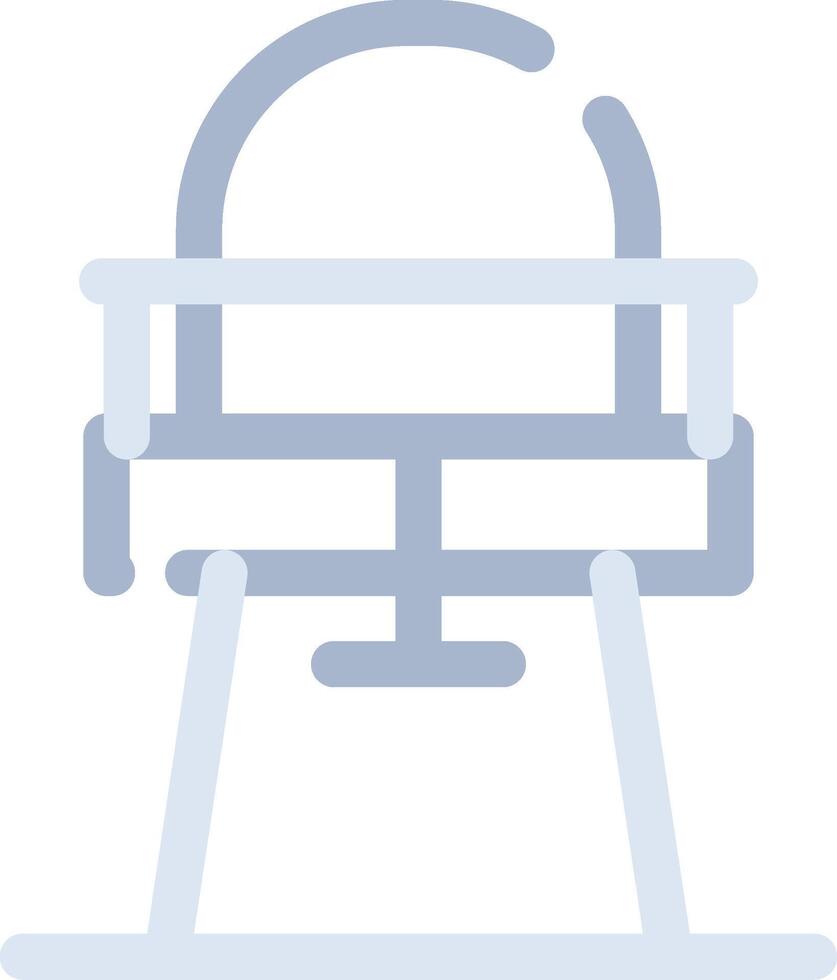 High Chair Creative Icon Design vector