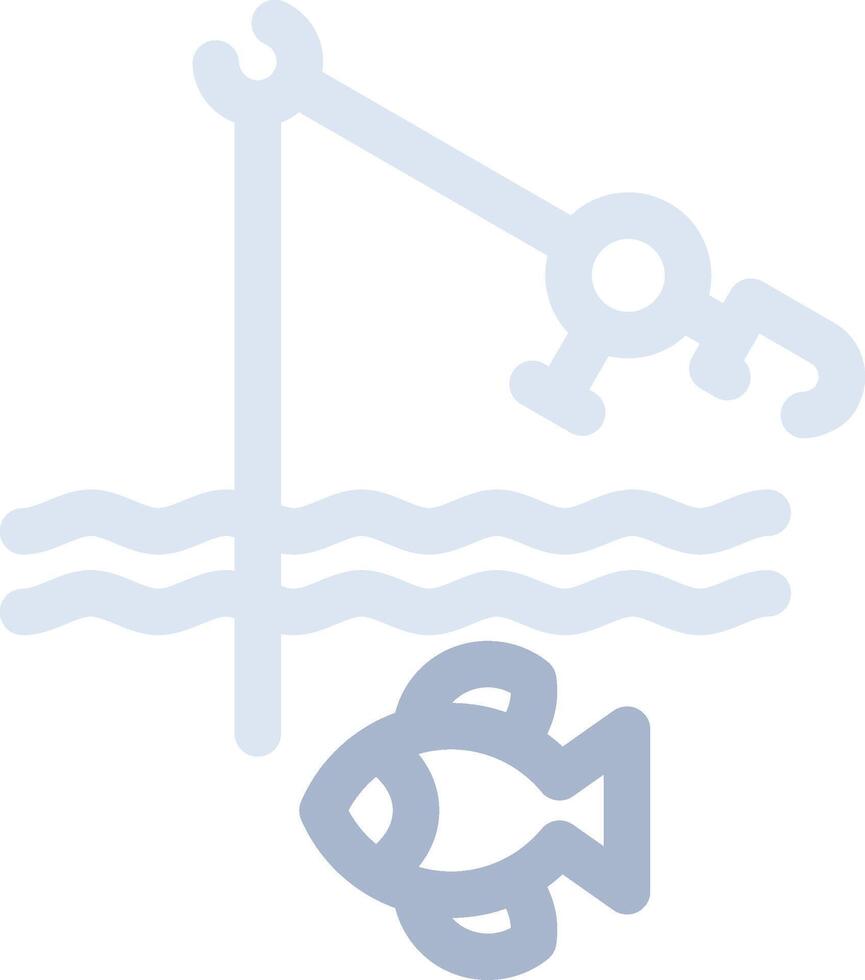 Fishing Holiday Creative Icon Design vector