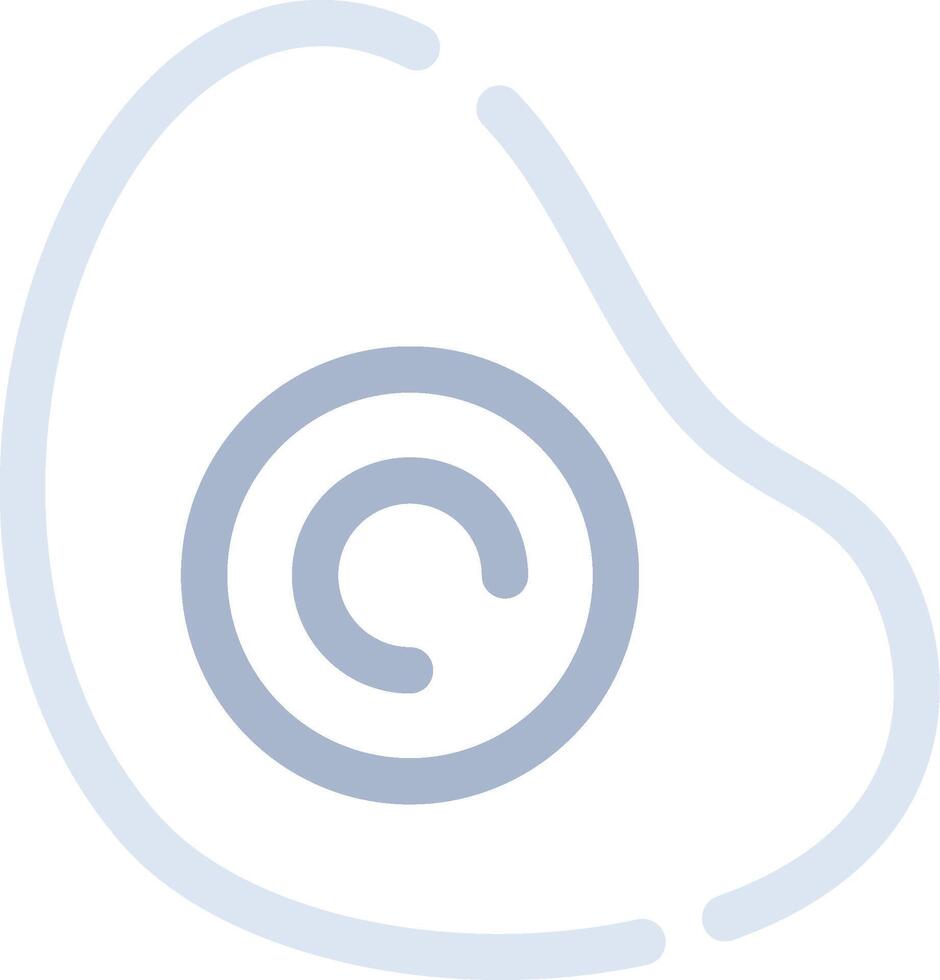 Fried Egg Creative Icon Design vector