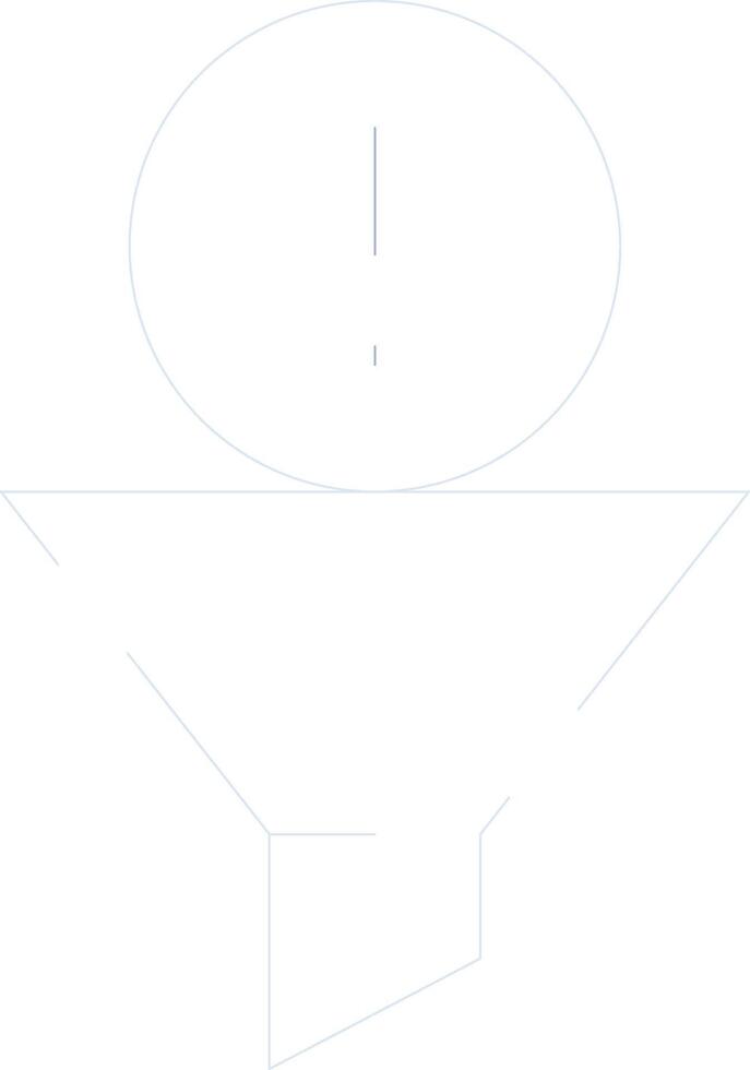 Filtering Creative Icon Design vector