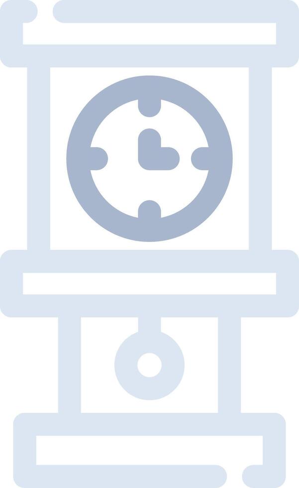 Grandfather Clock Creative Icon Design vector