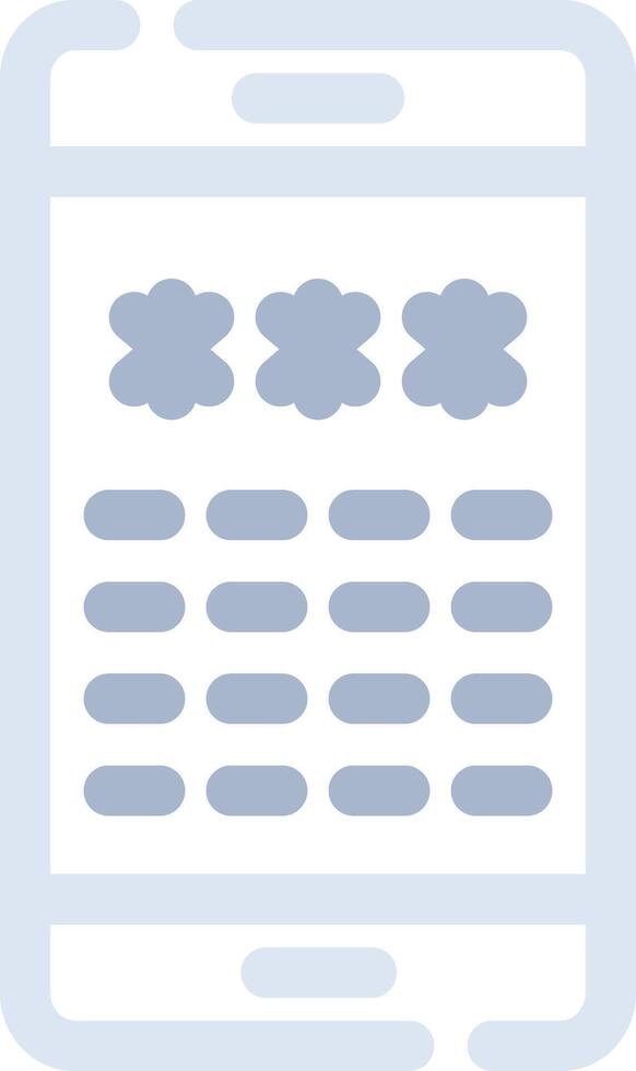 Pin Code Creative Icon Design vector
