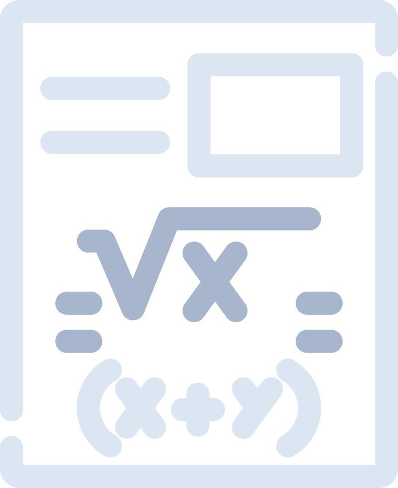 Maths Creative Icon Design vector