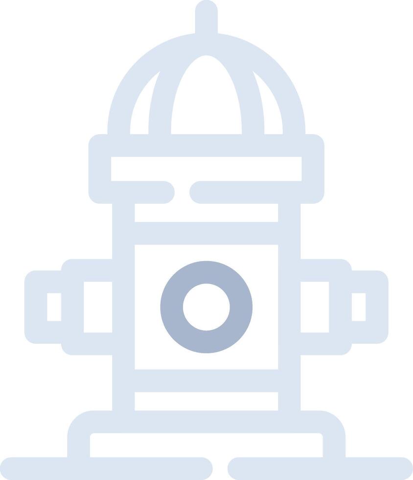 Fire Hydrant Creative Icon Design vector