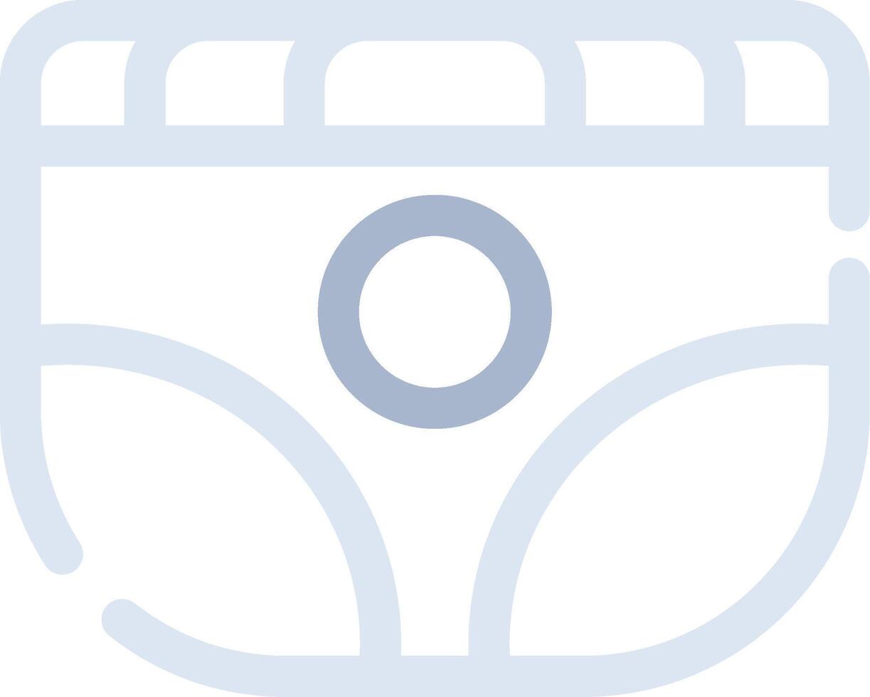 Diaper Creative Icon Design vector