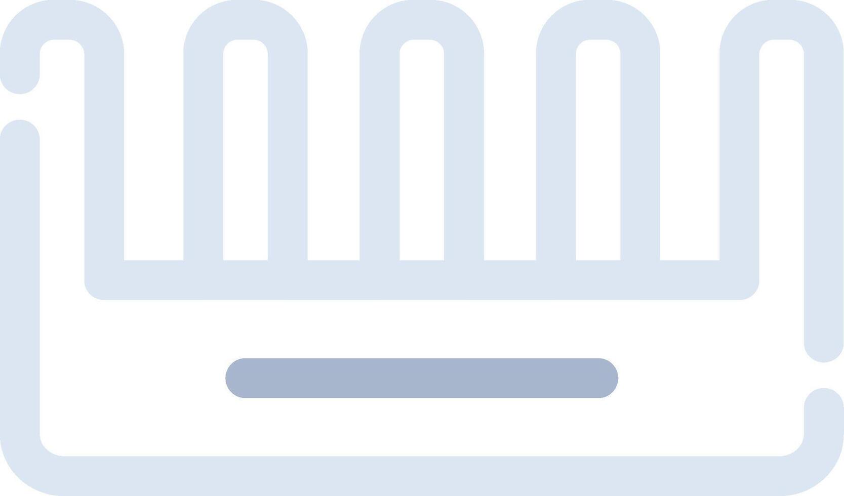 Comb Creative Icon Design vector