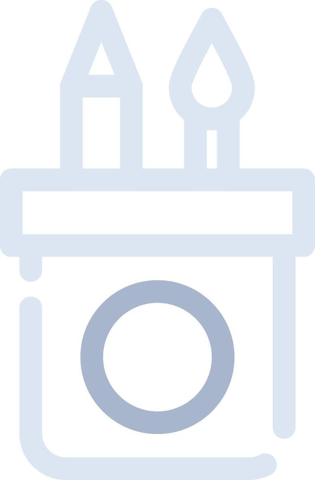 Pencil Case Creative Icon Design vector