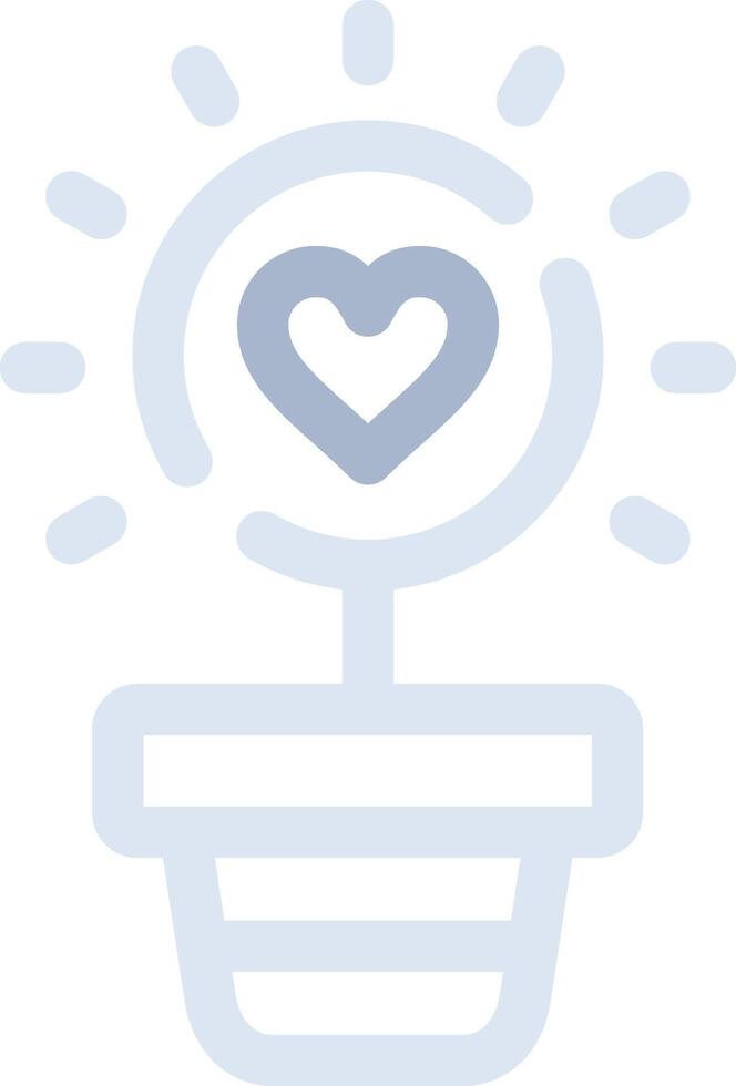 Plant Pot Creative Icon Design vector