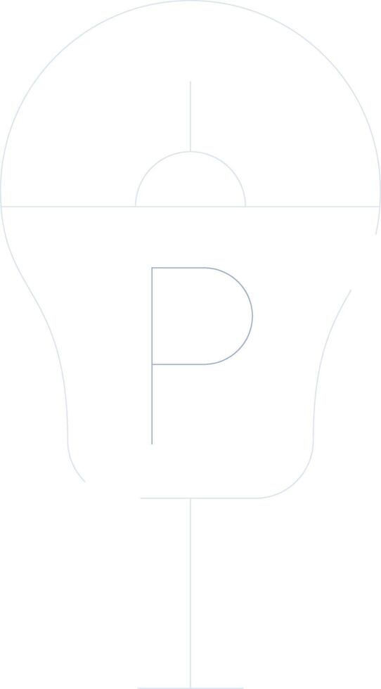 Parking Meter Creative Icon Design vector