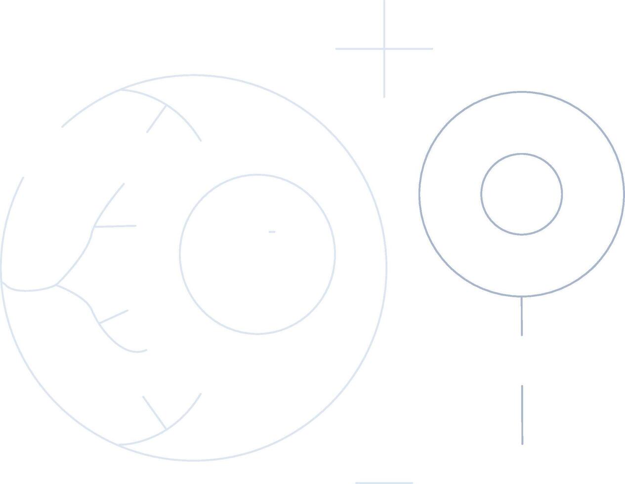 Manual Eye Examination Creative Icon Design vector