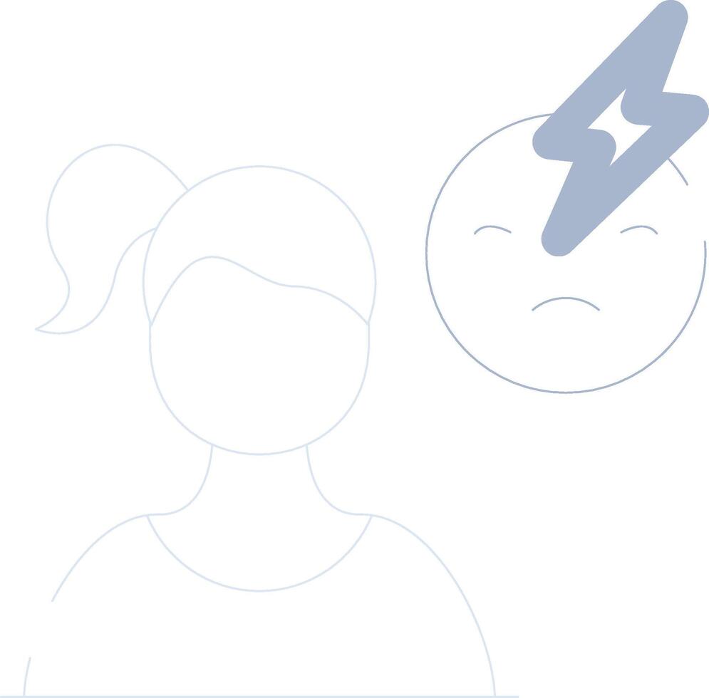 Emotional Abuse Creative Icon Design vector