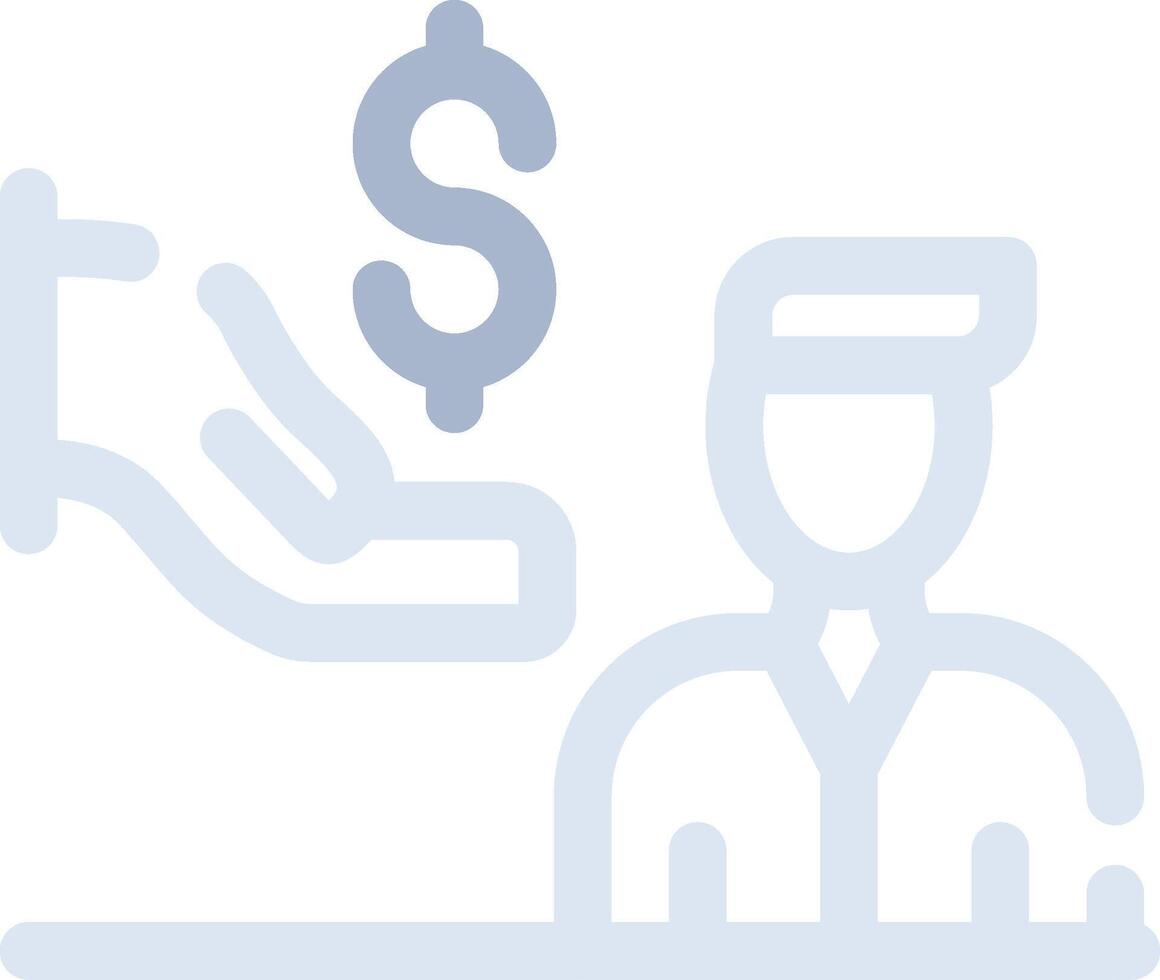 Dealer Prep Fees Creative Icon Design vector