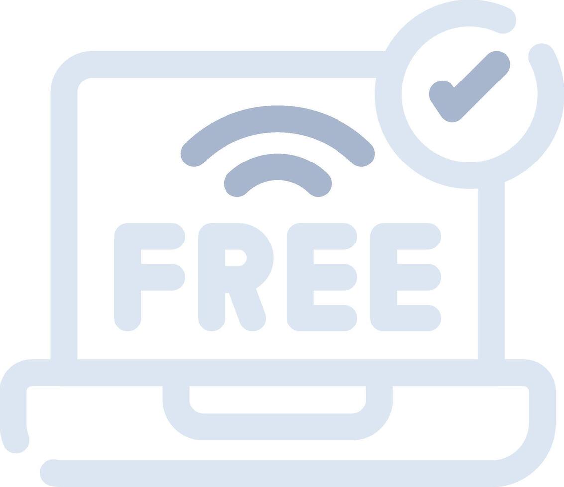 Free Wifi Creative Icon Design vector