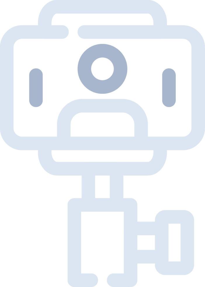 Selfie Stick Creative Icon Design vector