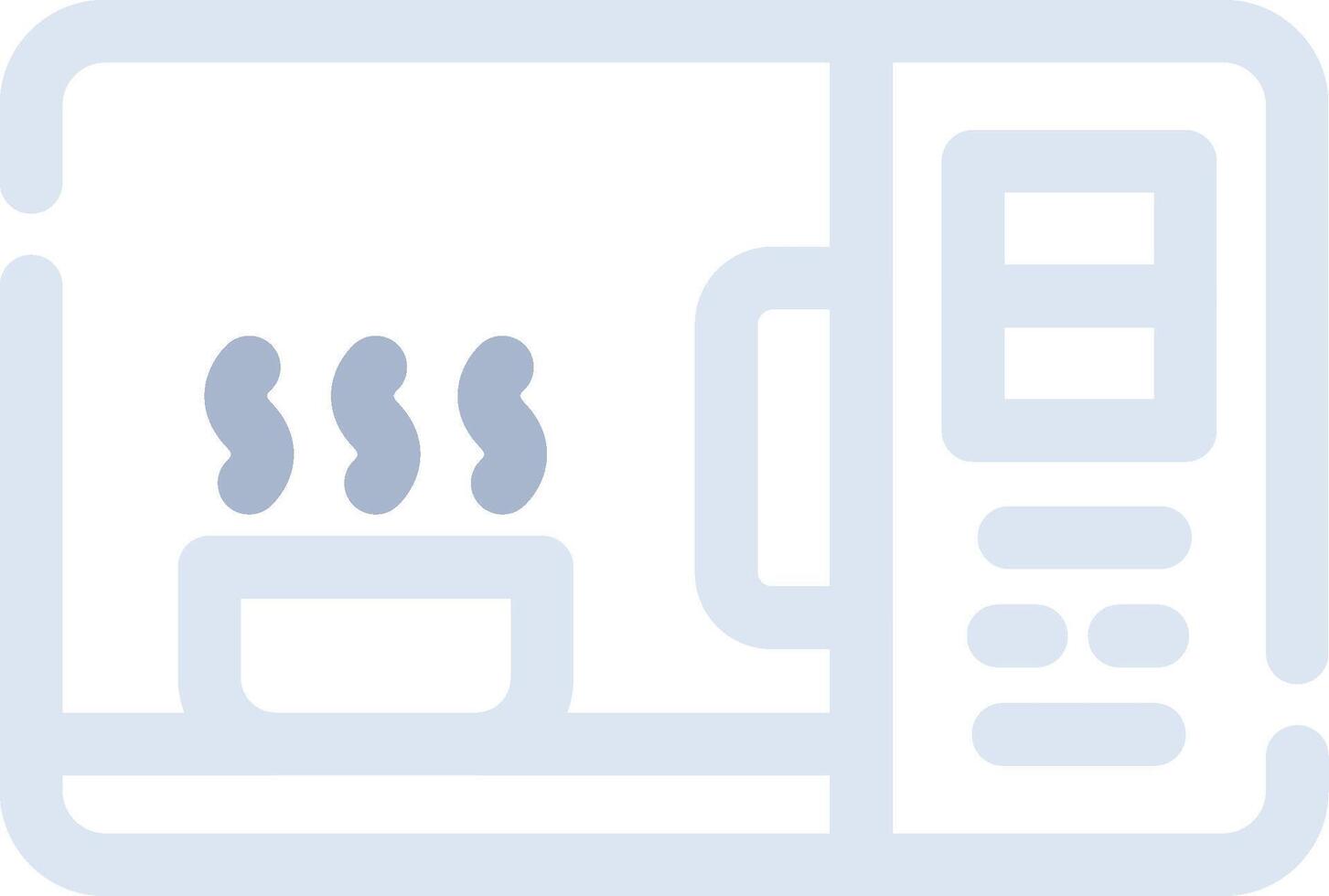 Microwave Creative Icon Design vector