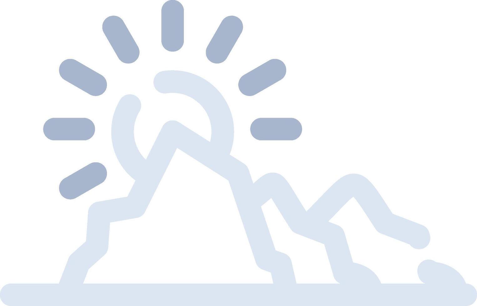 Iceberg Creative Icon Design vector