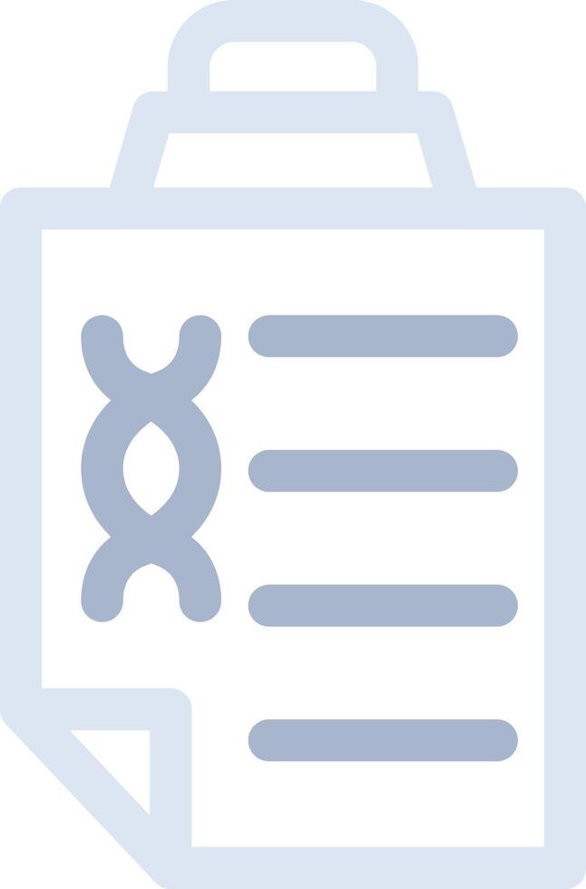 DNA Test Creative Icon Design vector