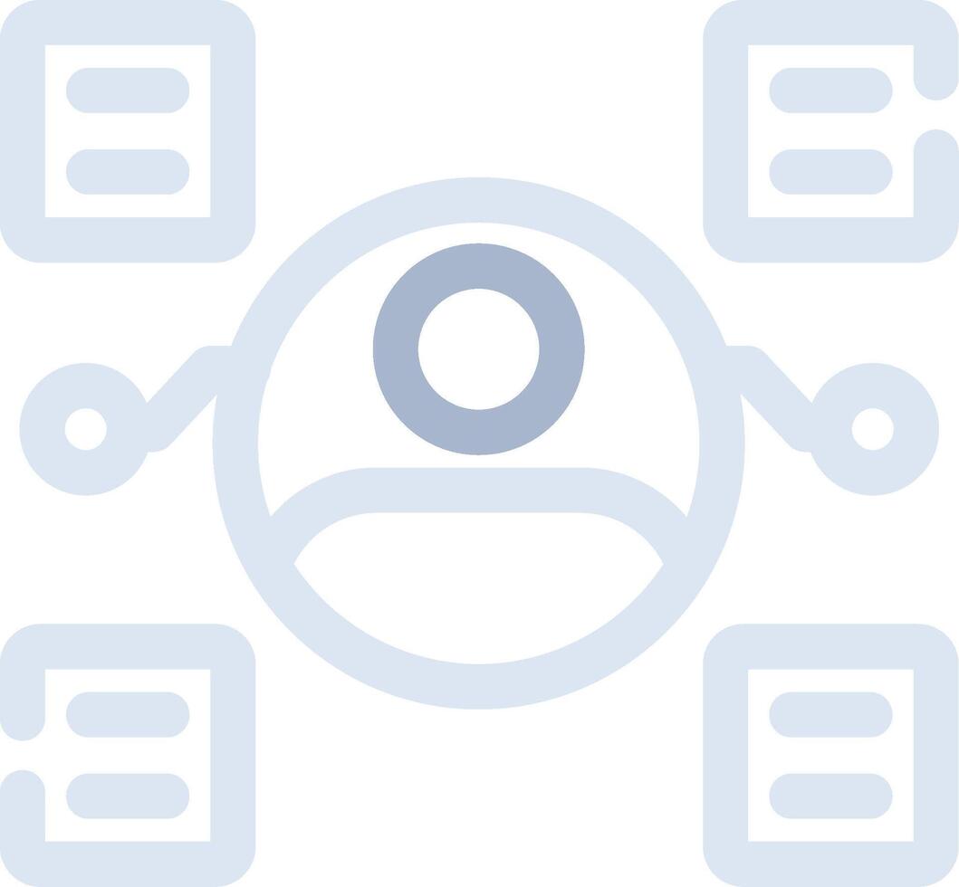 User Predictions Creative Icon Design vector