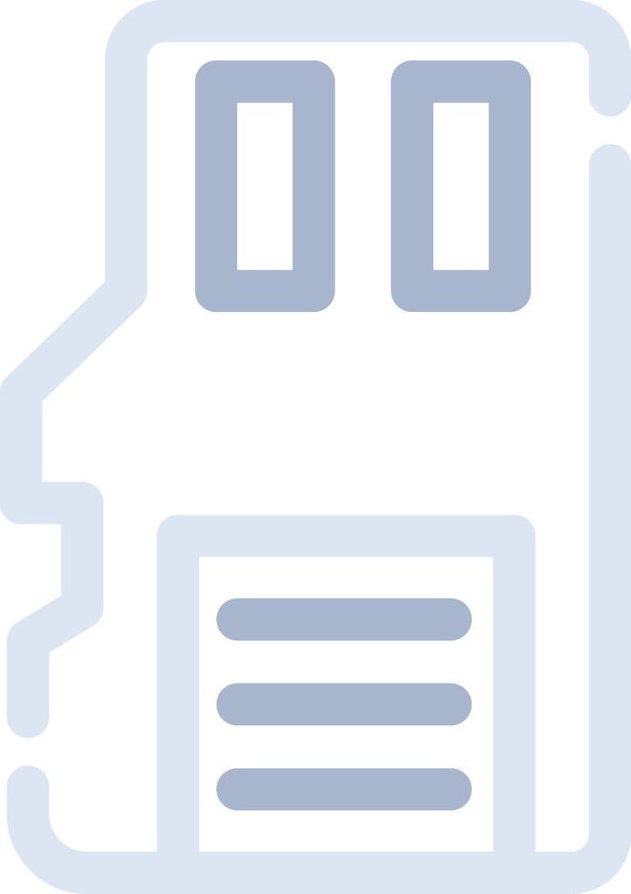 Sd Card Creative Icon Design vector