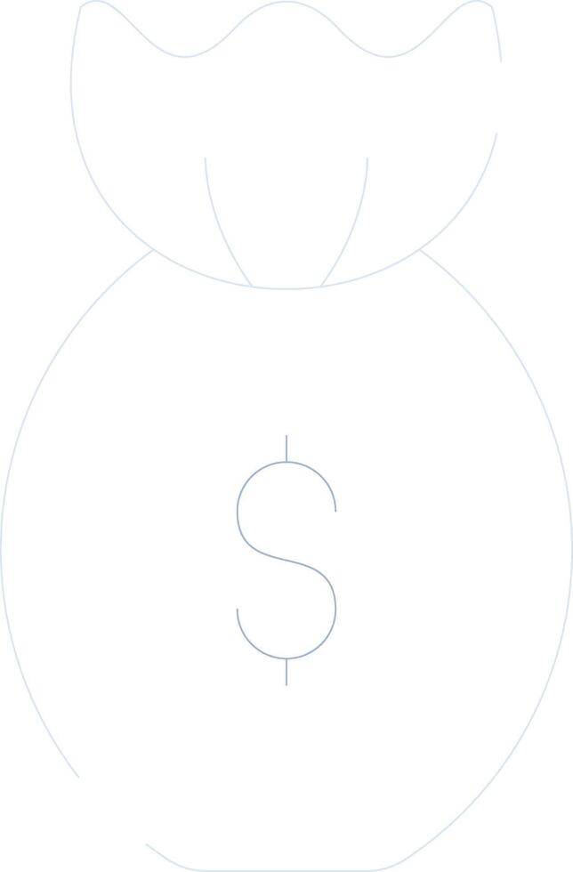Money Bag Creative Icon Design vector