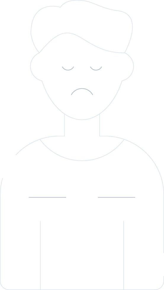 Grief Creative Icon Design vector