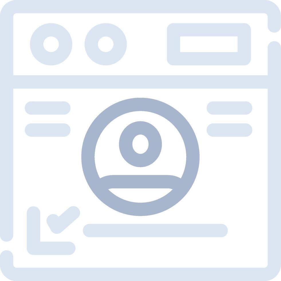 Personal Information Creative Icon Design vector