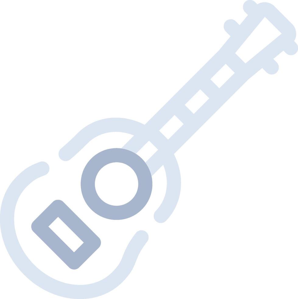 Acoustic Guitar Creative Icon Design vector