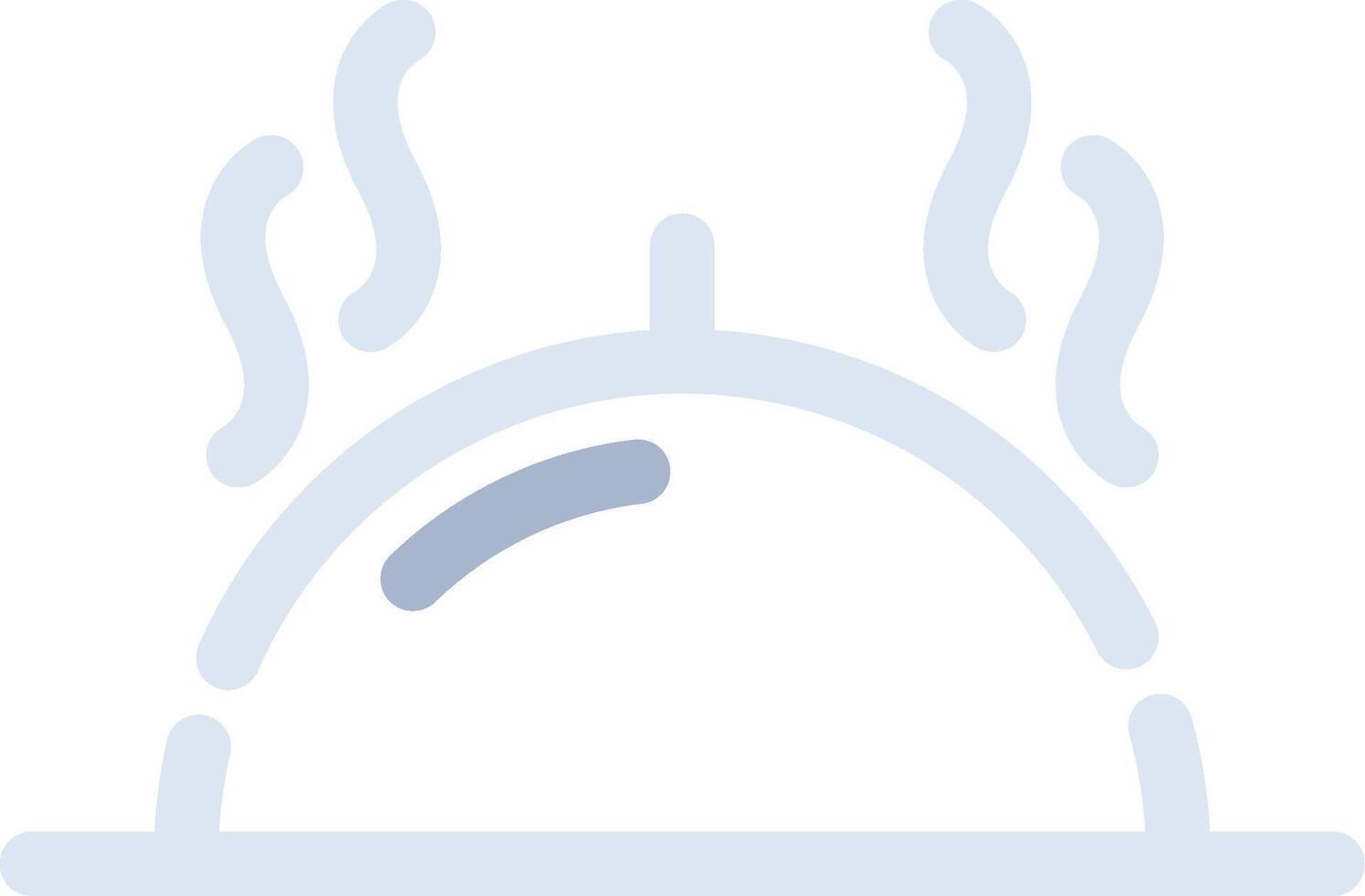 Serving Dish Creative Icon Design vector
