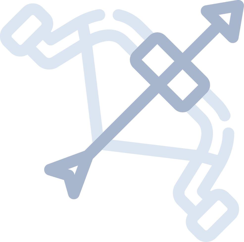 Crossbow Creative Icon Design vector