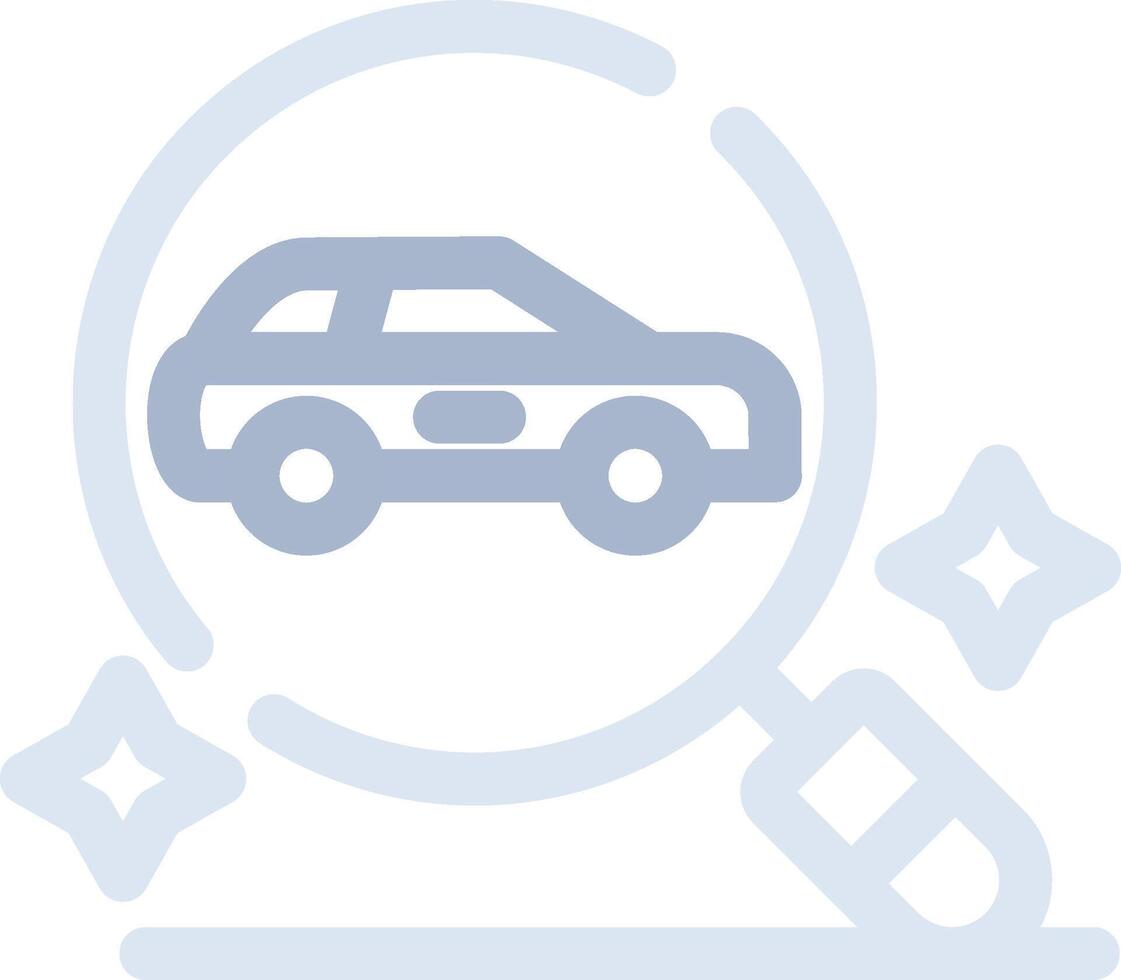 Car Finder Creative Icon Design vector