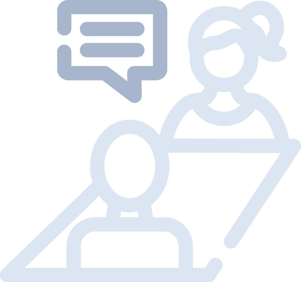 Job Interview Creative Icon Design vector