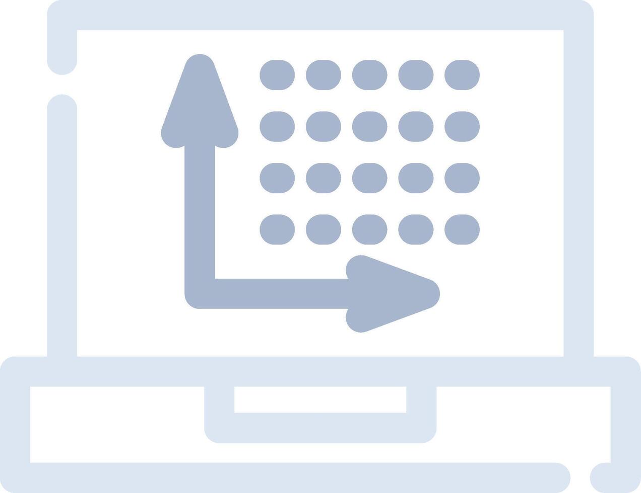 Dots Per Inch Creative Icon Design vector