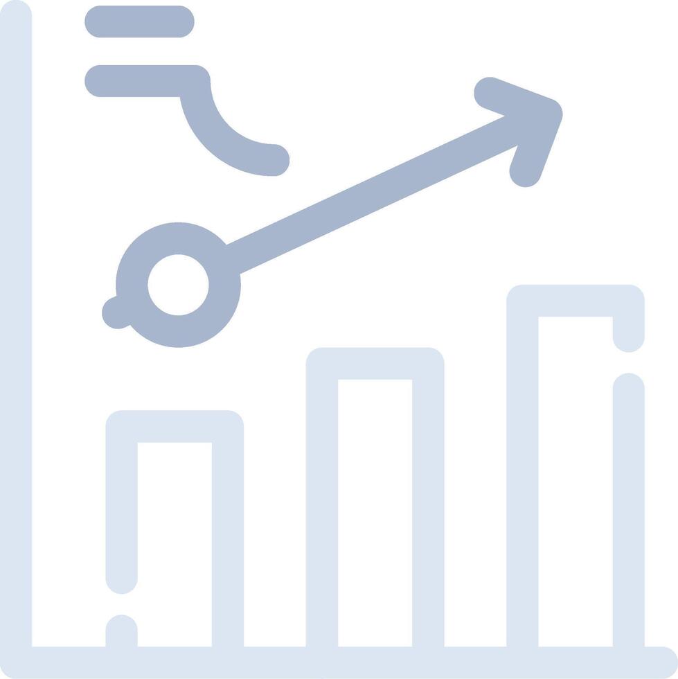 Clustered Bar Creative Icon Design vector