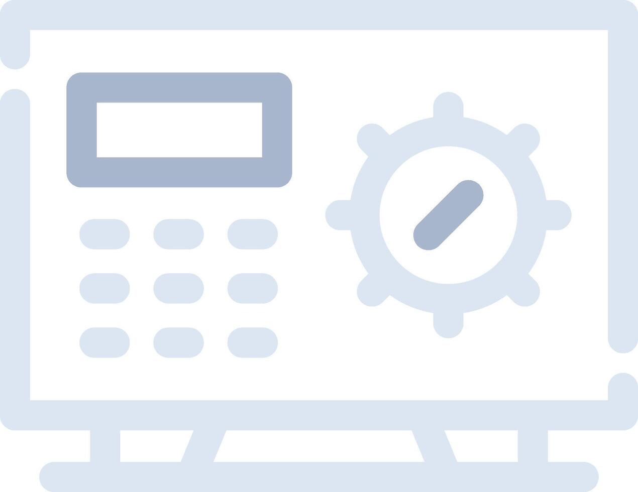 Safe Box Creative Icon Design vector