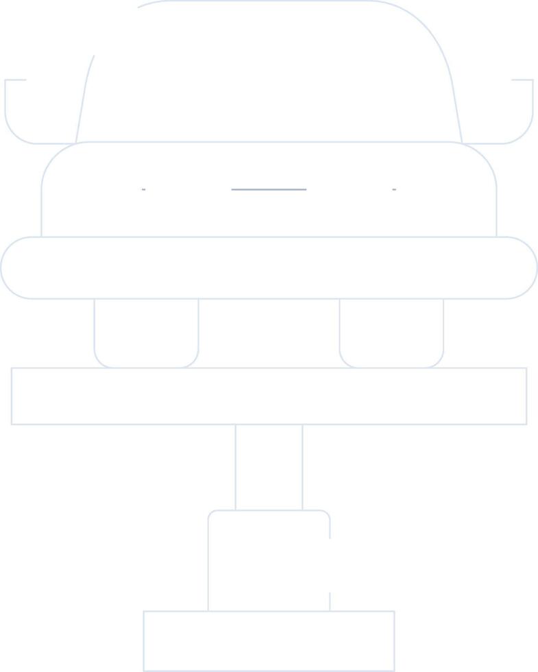 Car Lifter Creative Icon Design vector