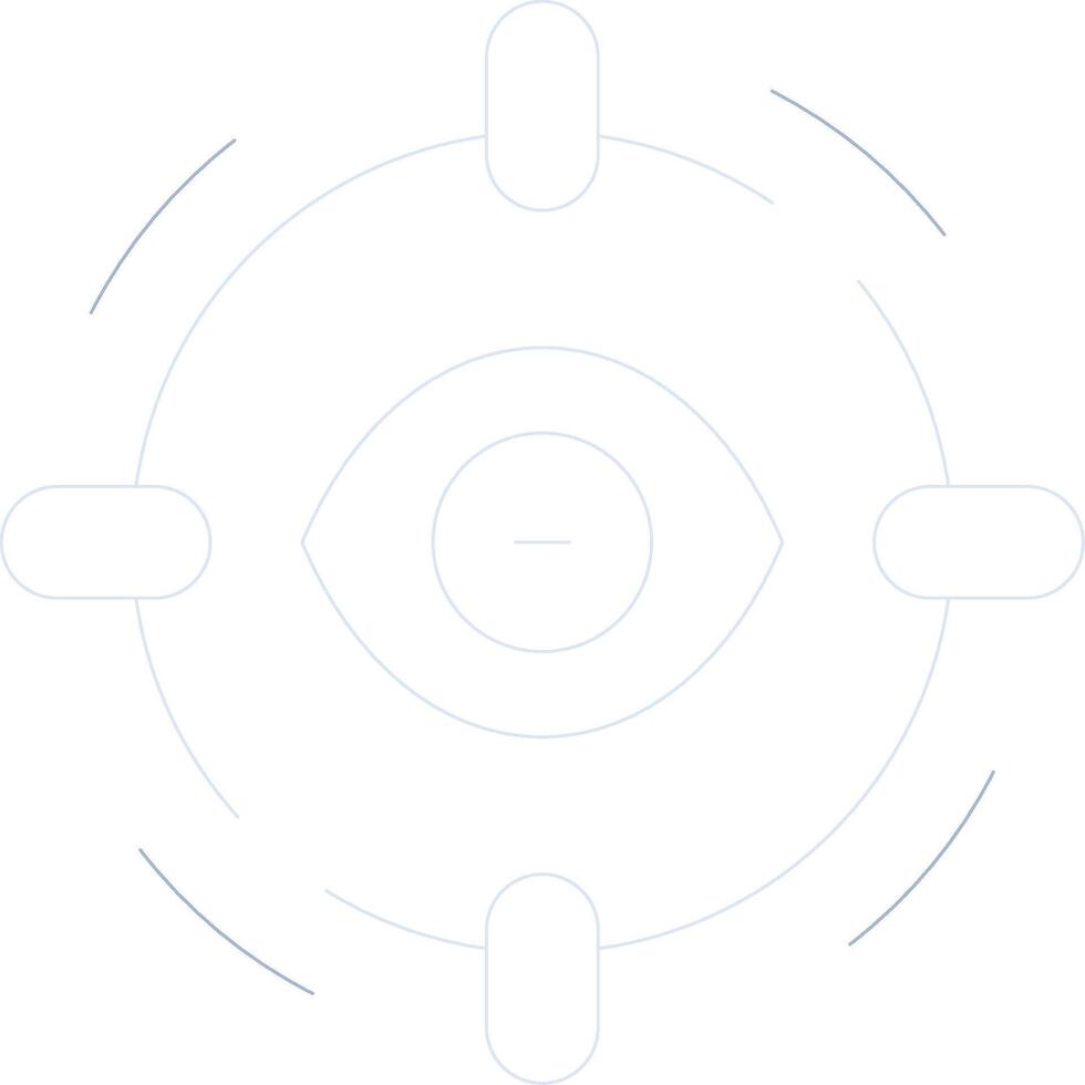 Focusing Creative Icon Design vector