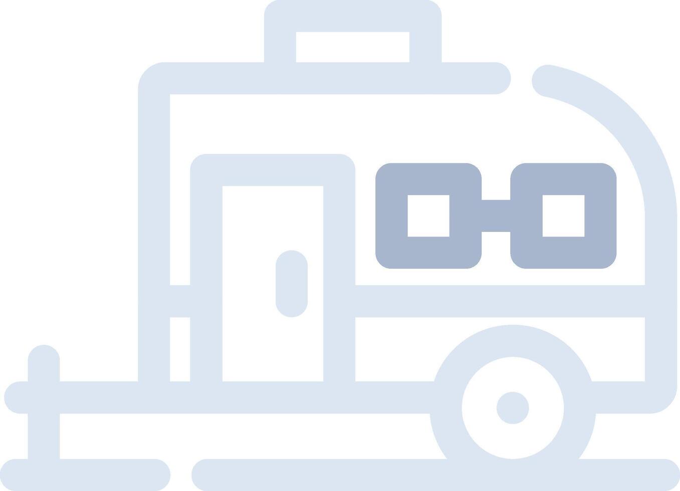 Caravan Creative Icon Design vector